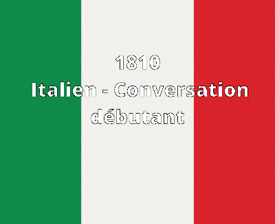 Italien - Conversation débutant
