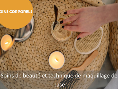 Soins de beauté et technique de maquillage de base