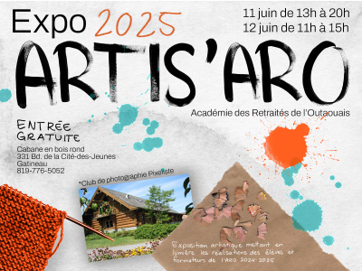 EXPOSITION - Artis'ARO  - Entrée gratuite - Inscription non obligatoire (portes ouvertes)
