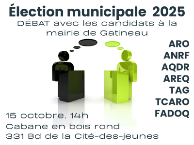DÉBAT avec les candidats à la mairie de Gatineau