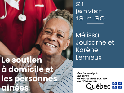 Le soutien &agrave; domicile et les personnes a&icirc;n&eacute;es