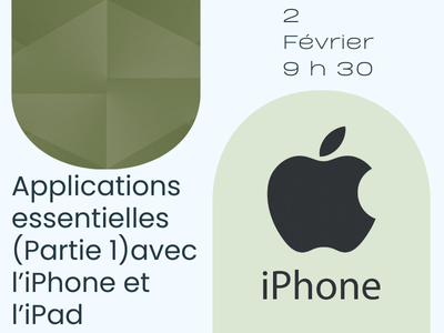 Applications essentielles &lpar;Partie 1&rpar; avec l&rsquo;iPhone et l&rsquo;iPad