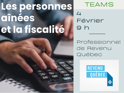 Les personnes a&icirc;n&eacute;s et la fiscalit&eacute;