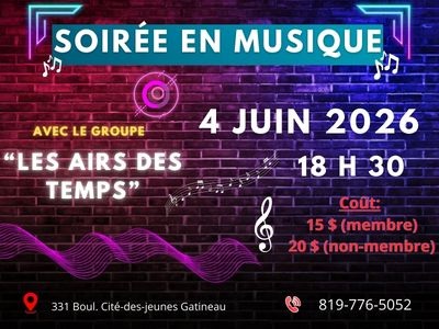 SOIR&Eacute;E avec le groupe "Les Airs des Temps"