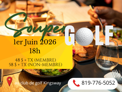Souper - golf - 1er juin 2026