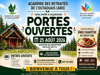 PORTES OUVERTES - 25 AO&Ucirc;T 2026