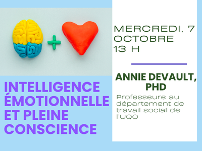 Intelligence &eacute;motionnelle et pleine conscience &lpar;Mercredi&comma; 13 h&rpar;