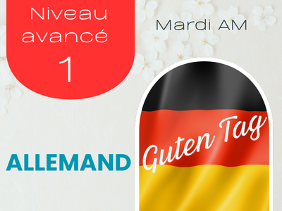 Allemand - niveau avanc&eacute; &lpar;Mardi - 9 h&rpar;