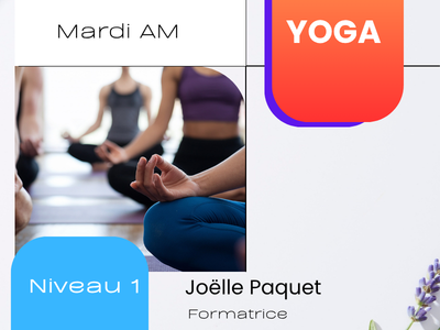 YOGA - Niveau 1 &lpar;Mardi&comma; 9 h 30&rpar;