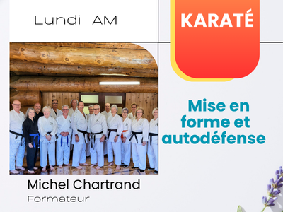 KARAT&Eacute; - Mise en forme et autod&eacute;fense &lpar;Lundi&comma; 9 h 30&rpar;