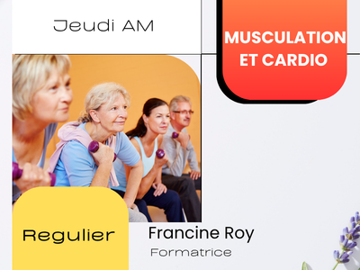 MUSCULATION ET CARDIO -  R&eacute;gulier &lpar;Jeudi&comma; 10 h 30&rpar;