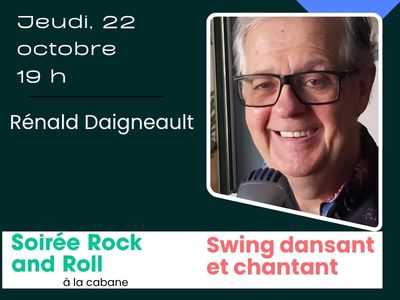 Soir&eacute;e Rock and Roll et swing dansant et chantant - Jeudi&comma; 22 octobre - 19 h