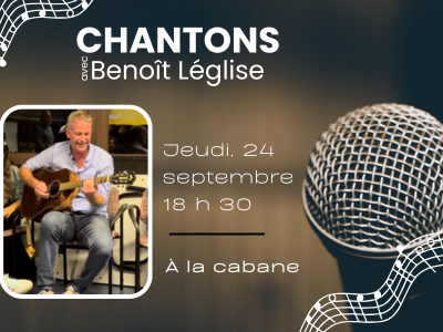 CHANTONS avec Beno&icirc;t L&eacute;glise - 24 septembre 2026