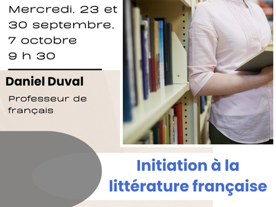Initiation &agrave; la litt&eacute;rature fran&ccedil;aise