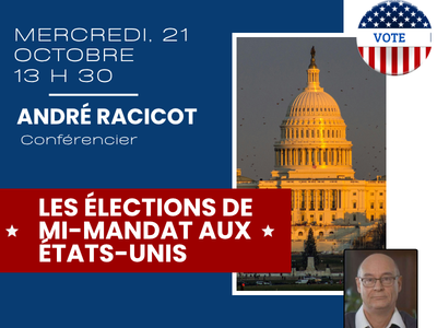 Les &eacute;lections de mi-mandat aux &Eacute;tats-Unis &lpar;Mercredi&comma; 13 h 30&rpar;