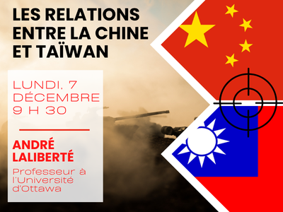 Les relations entre la Chine et Ta&iuml;wan &lpar;Lundi&comma; 9 h 30&rpar;
