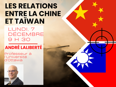 Les relations entre la Chine et Ta&iuml;wan &lpar;Lundi&comma; 9 h 30&rpar;