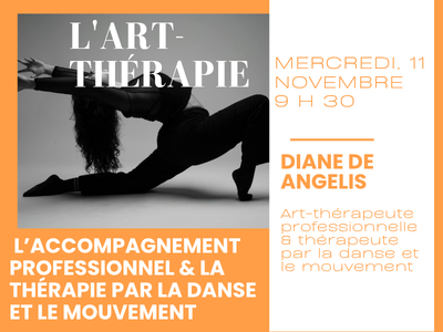 L'Art-th&eacute;rapie - l&rsquo;accompagnement professionnel & la th&eacute;rapie par la danse et le mouvement &lpar;Mercredi&comma; 9 h 30&rpar;
