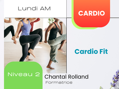 CARDIO - Cardio Fit - niveau 2 &lpar;Lundi&comma; 9 h 30&rpar;