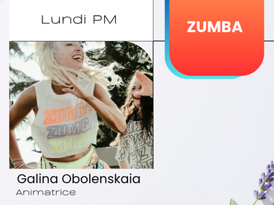 ZUMBA &lpar;Lundi&comma; 14 h 30&rpar;
